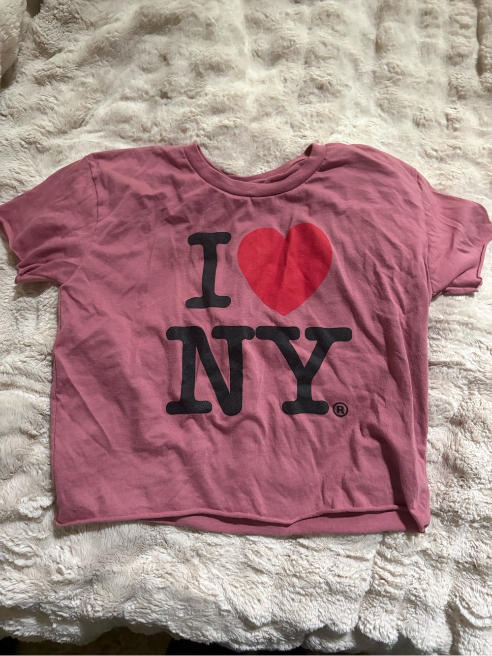 Kids Pink 'I ♥ NY' Graphic Tee